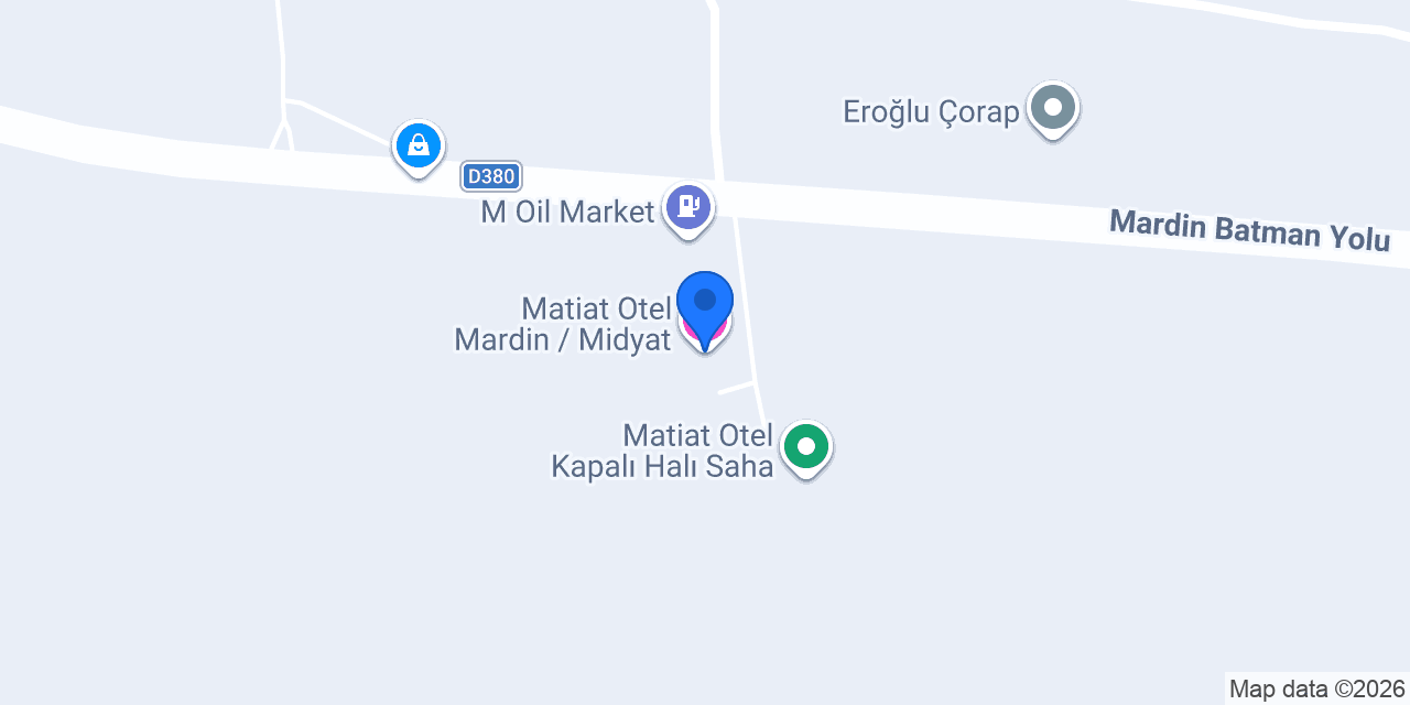 Matiat Otel Mardin / Midyat konumu
