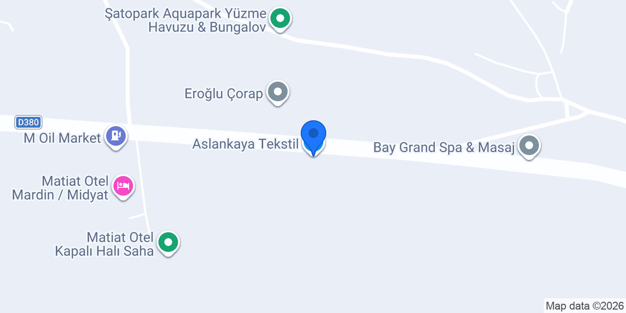 Aslankaya Tekstil konumu