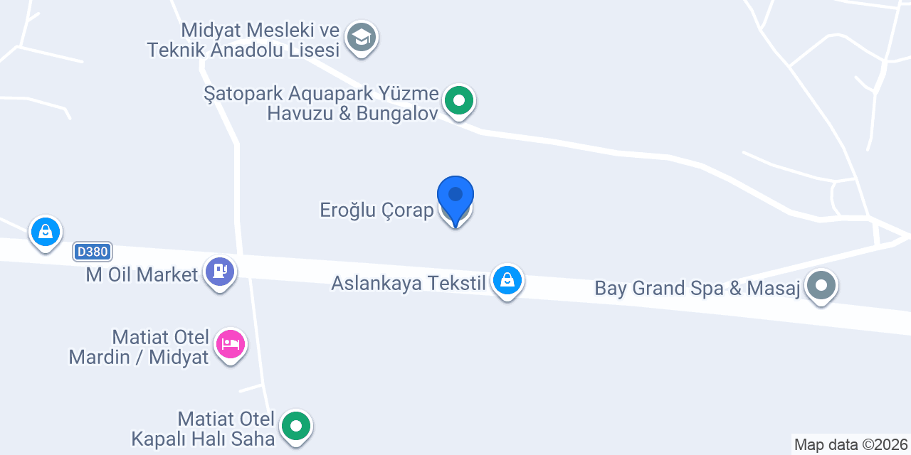Eroğlu Çorap konumu