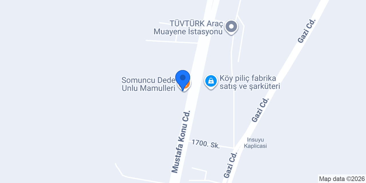 Somuncu Dede Unlu Mamulleri konumu