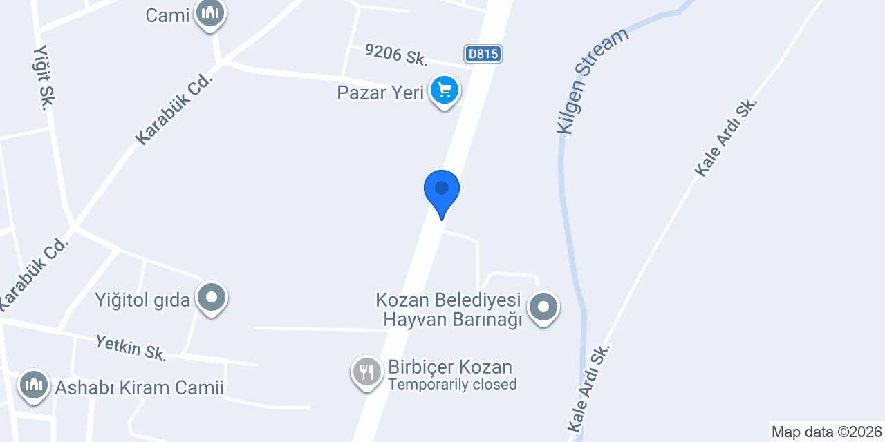 Duran Ziraat Aletleri konumu
