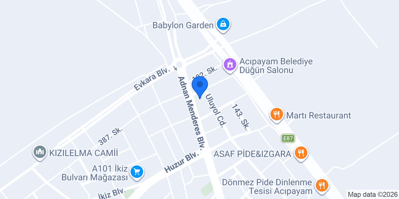 Yardım Motor konumu