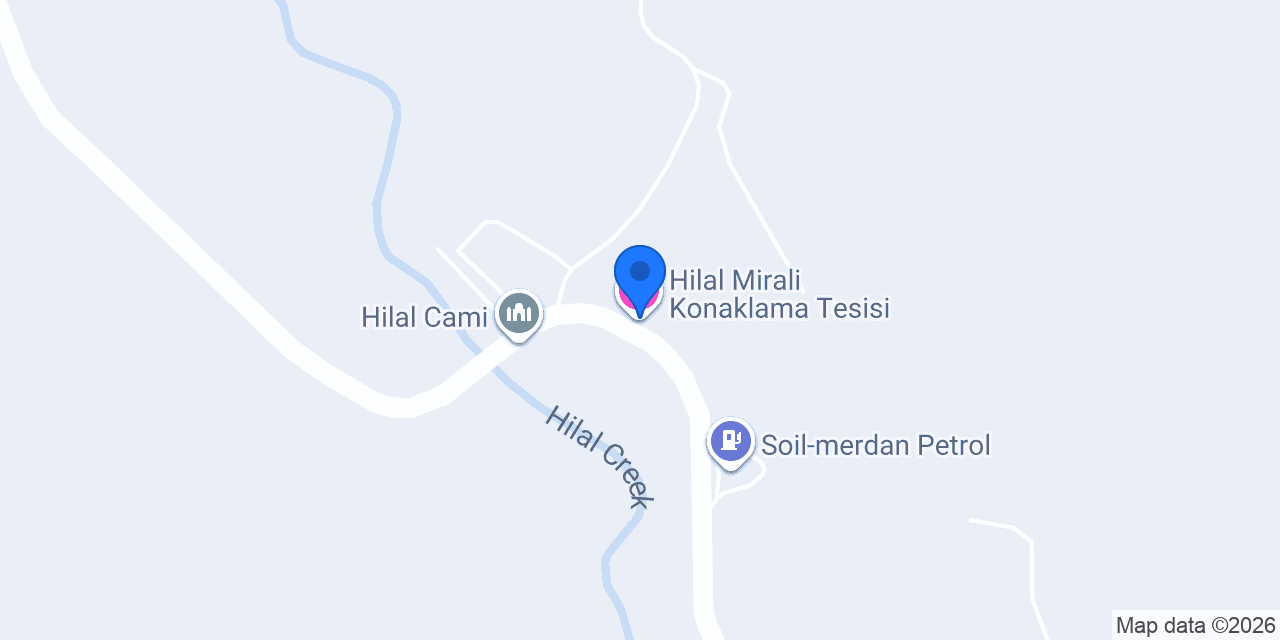 Hilal Mirali Konaklama Tesisi konumu