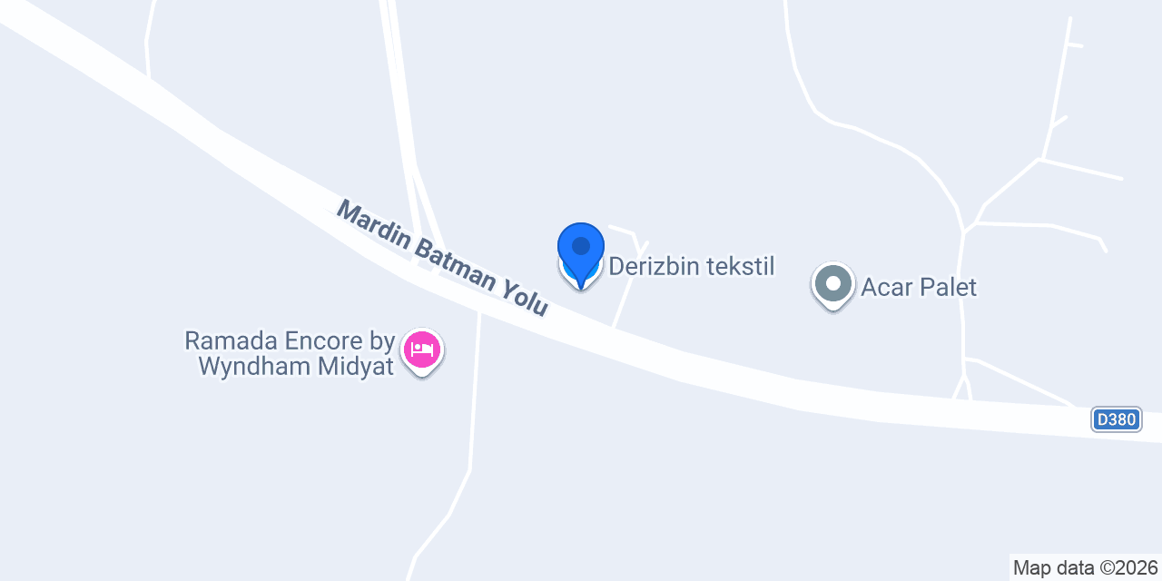 Derizbin tekstil konumu
