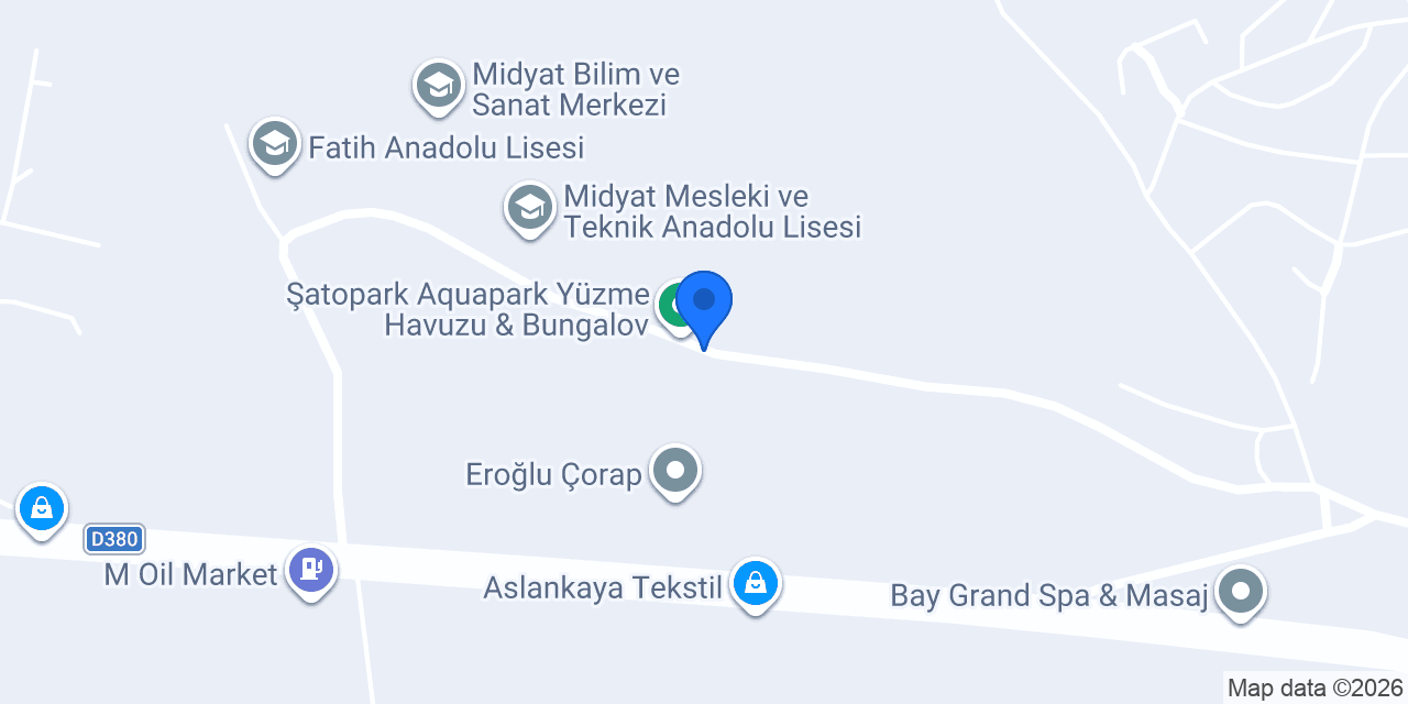 ŞATOPARK BUNGALOV konumu