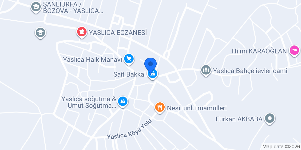 Yaslıca kasabı konumu