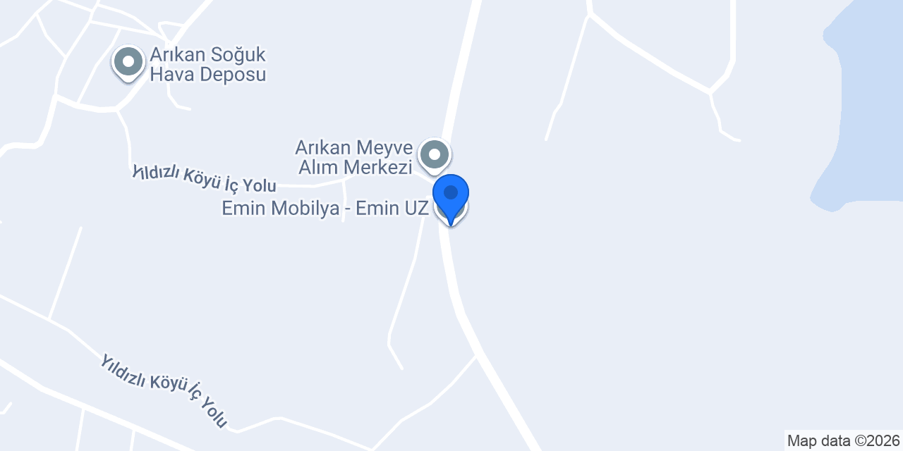 Emin Mobilya - Emin UZ konumu