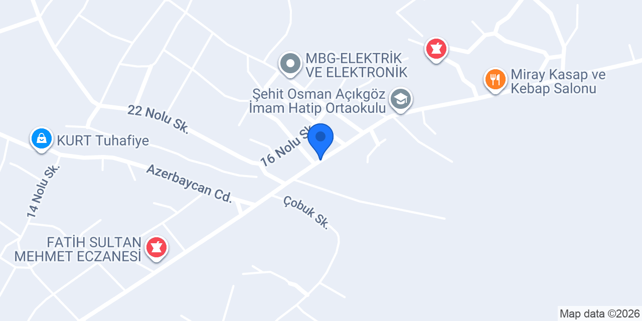 Maraşta Dondurma konumu