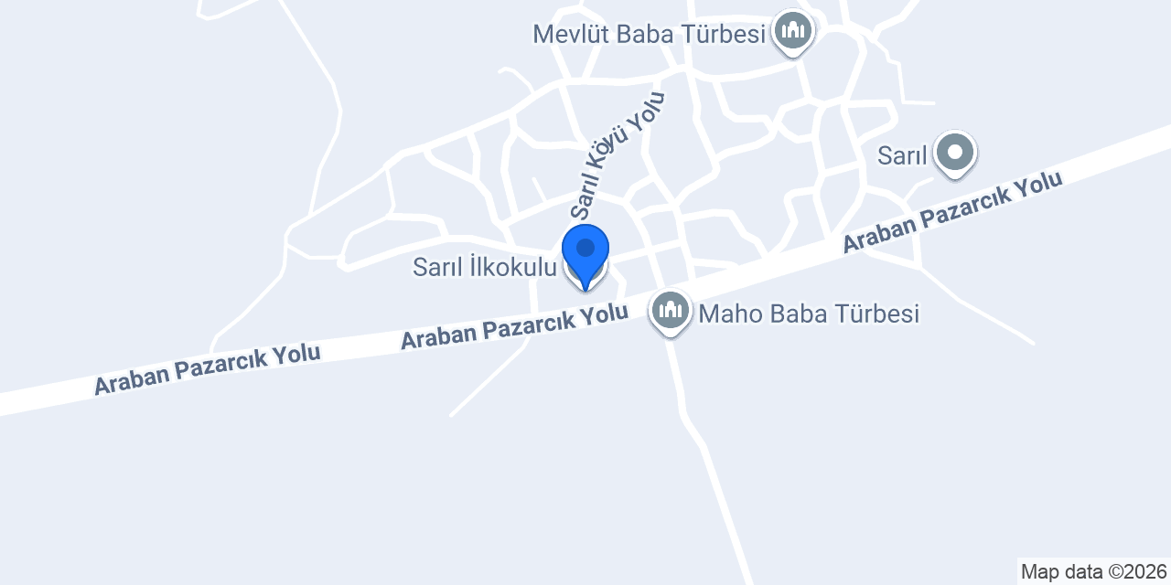 Sarıl İlkokulu konumu