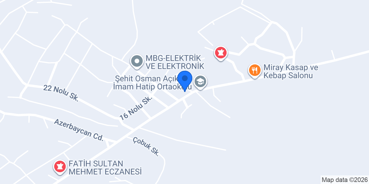 Uludaz mah muhtarlığı konumu