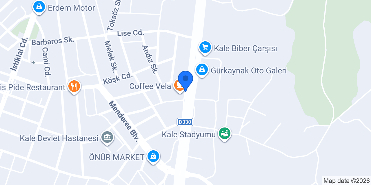 Kale Dervişoğlu Pide Izgara Kebap Çorba Salonu Restaurant Kahvaltı ve Ev Yemekleri konumu