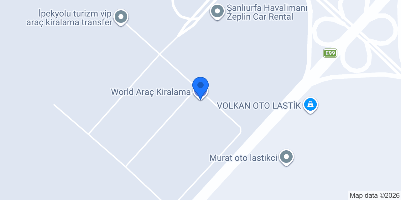 World Araç Kiralama konumu