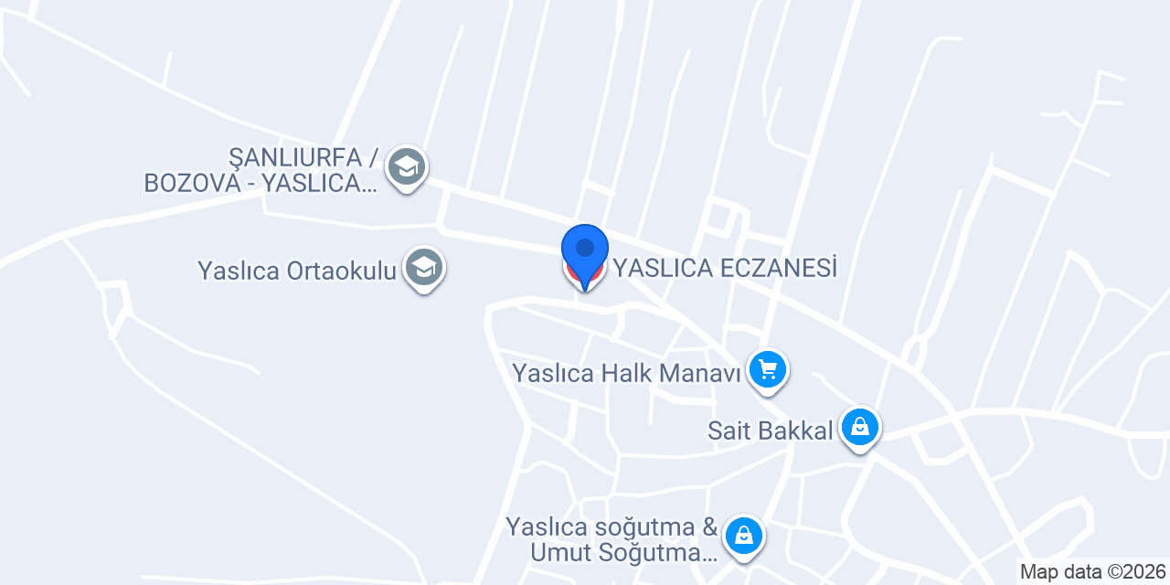 YASLICA ECZANESİ konumu