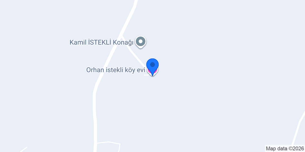 Orhan istekli köy evi konumu