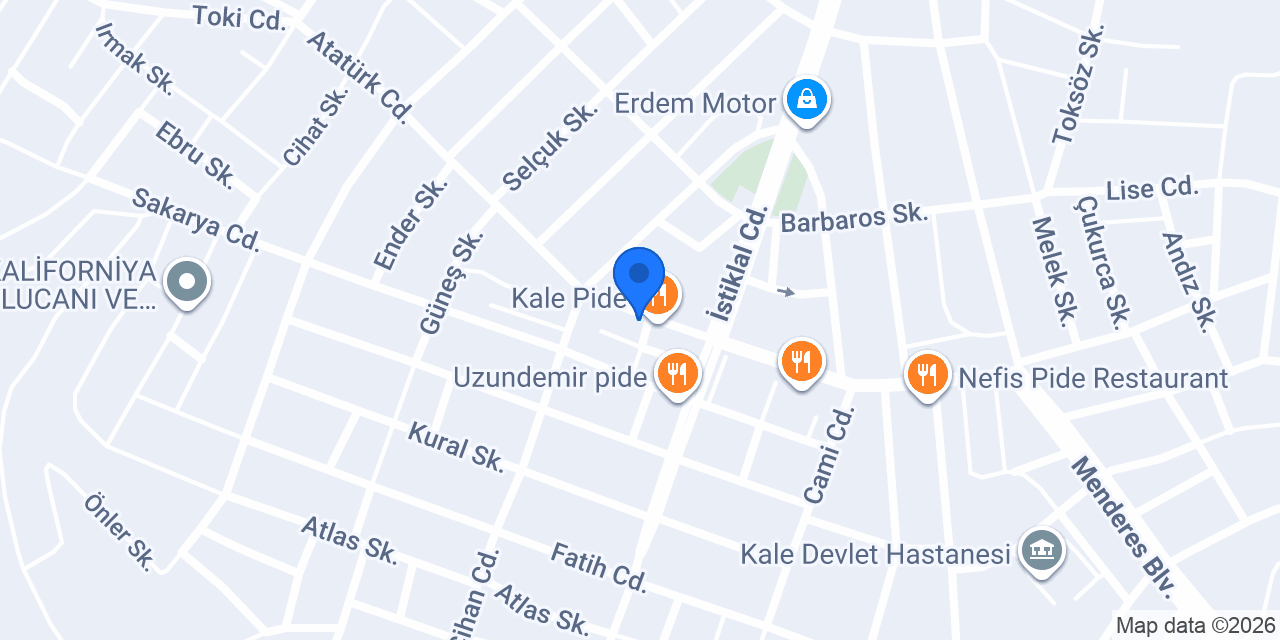 Anıl Emlak kale konumu