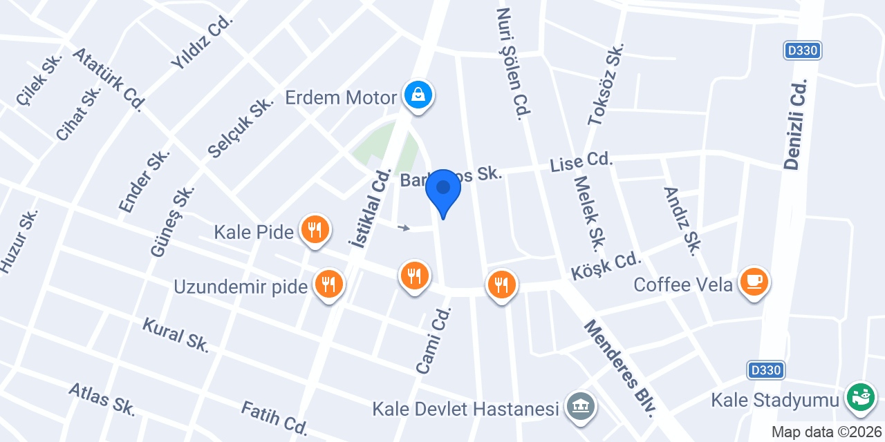 Kale Aile Sağlığı Merkezi konumu