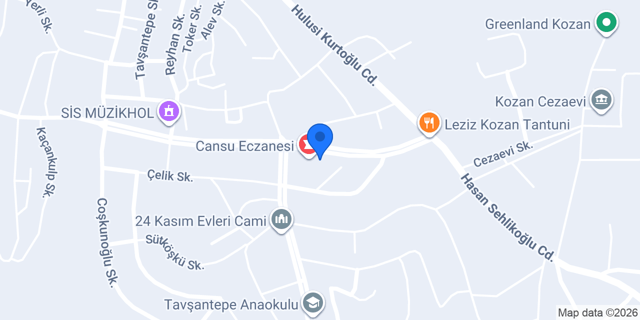 Mavi Fırın konumu