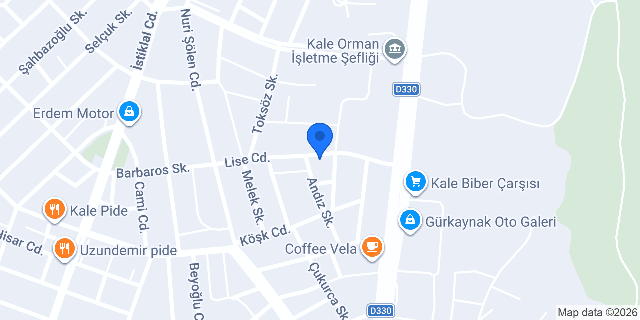 Kale İmam Hatip Ortaokulu konumu