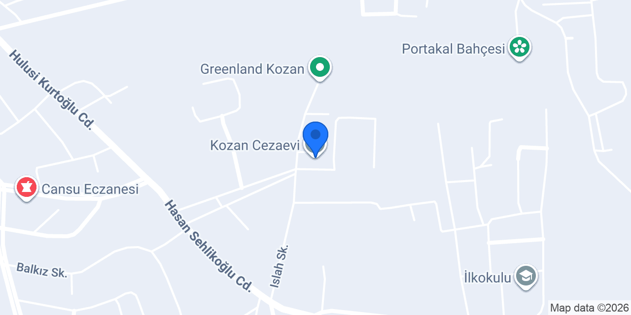 Kozan Cezaevi konumu