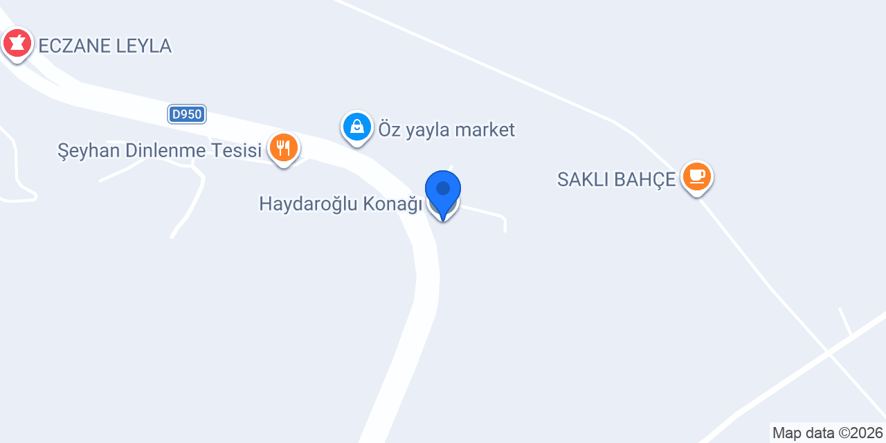 Haydaroğlu Konağı konumu