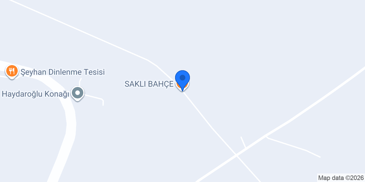SAKLI BAHÇE konumu