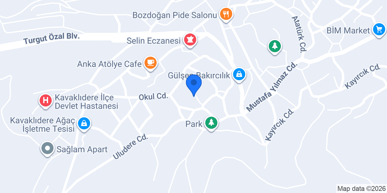Atatürk Ortaokulu konumu
