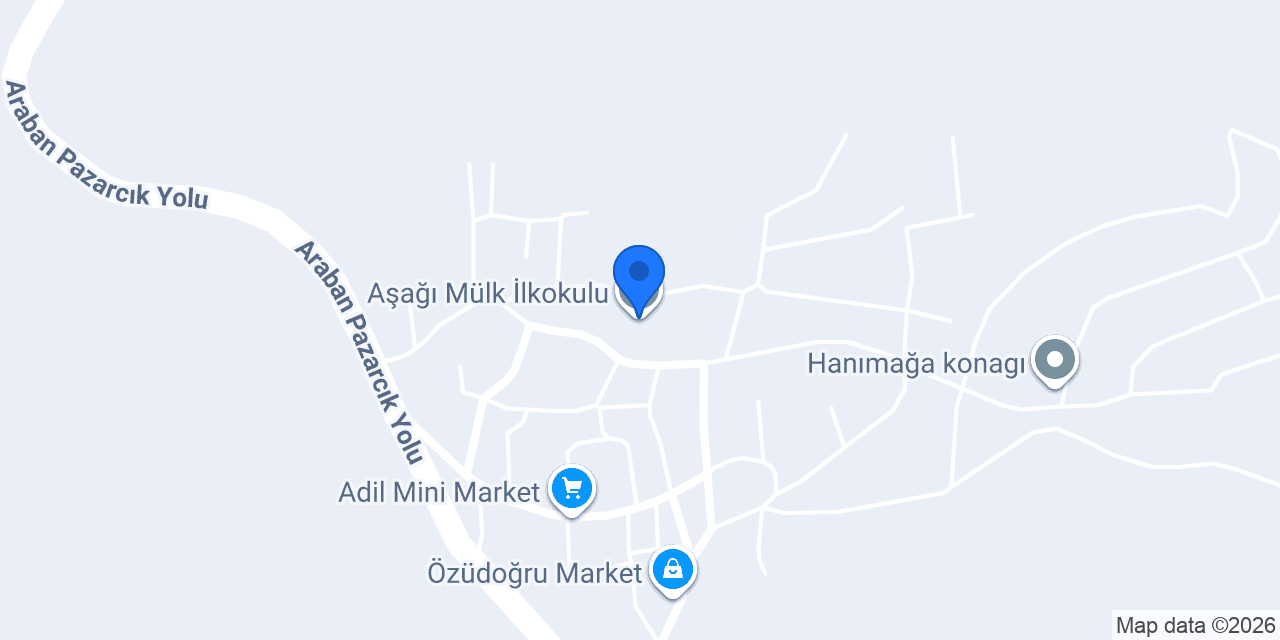 Aşağı Mülk İlkokulu konumu