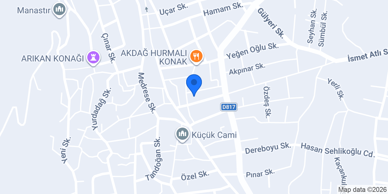 Rehberlik Ve Araştırma Merkezi konumu