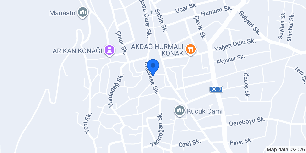 Asude Eczanesi konumu
