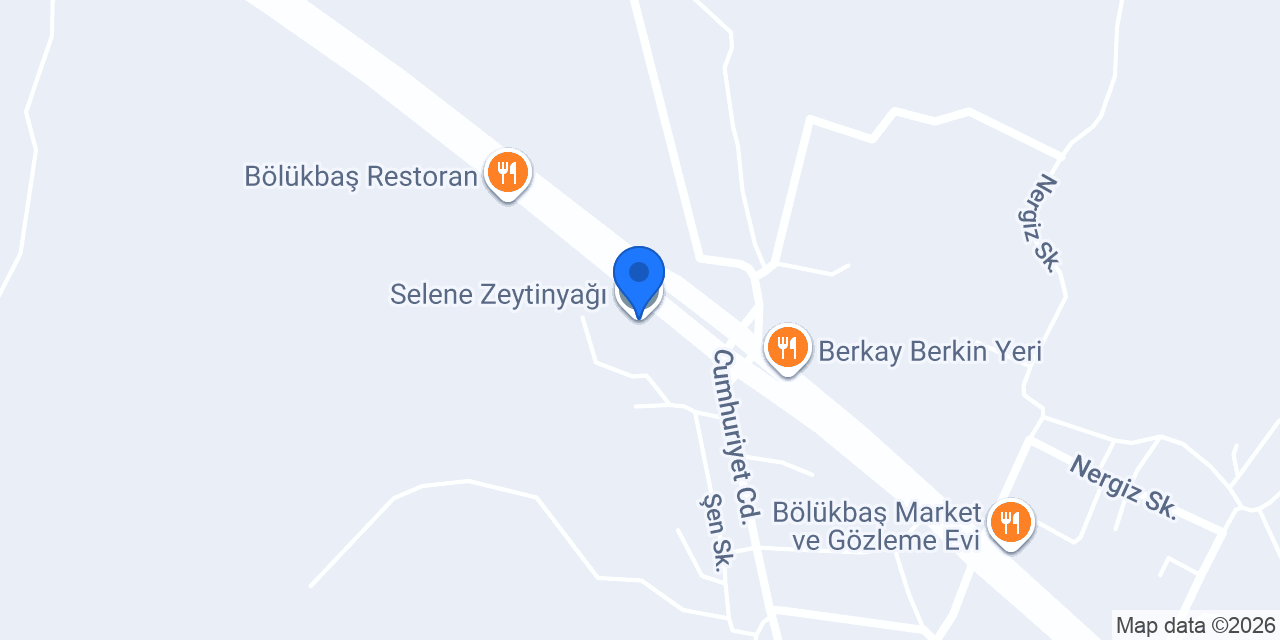 Selene Zeytinyağı konumu