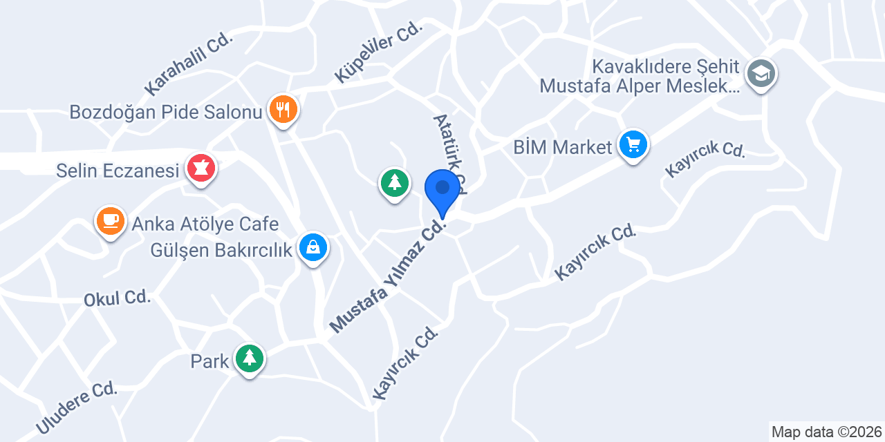 Sever Eczanesi konumu