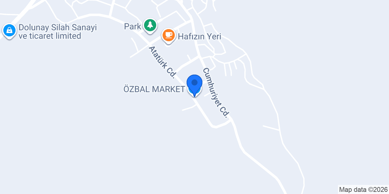 ÖZBAL MARKET konumu