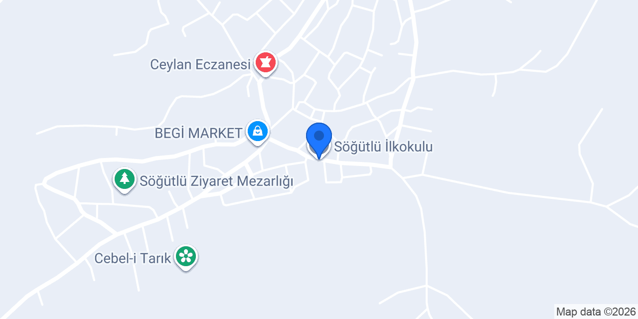Söğütlü İlkokulu konumu