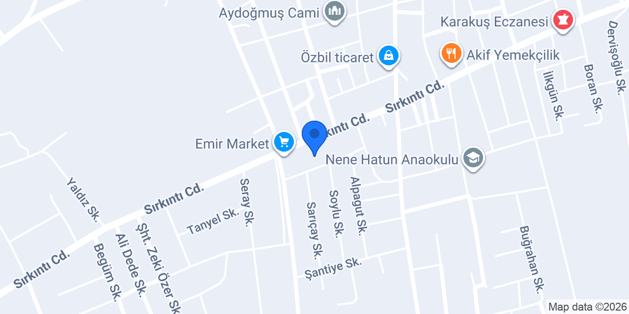 OK MOBİLYA konumu