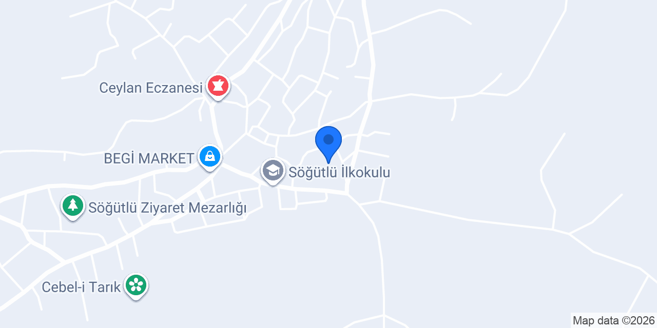 Ptt-söğütlü Şubesi konumu