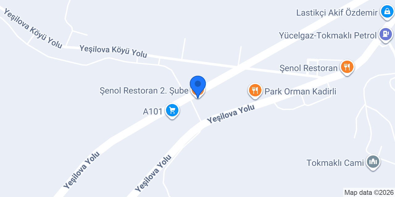 Şenol Restoran 2. Şube konumu
