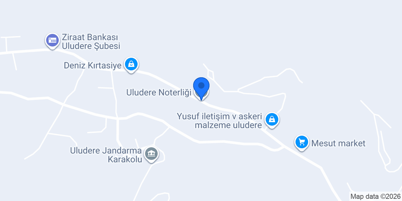 Uludere Noterliği konumu