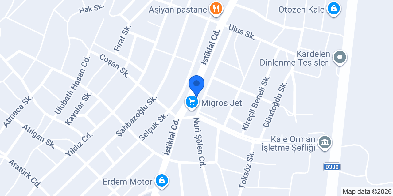 ABALI YAPI ÇÖZÜMLERİ konumu