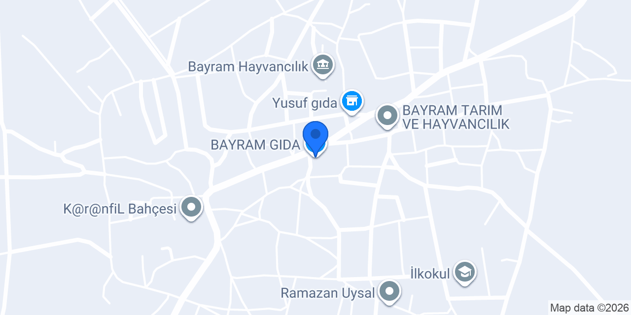 BAYRAM GIDA konumu