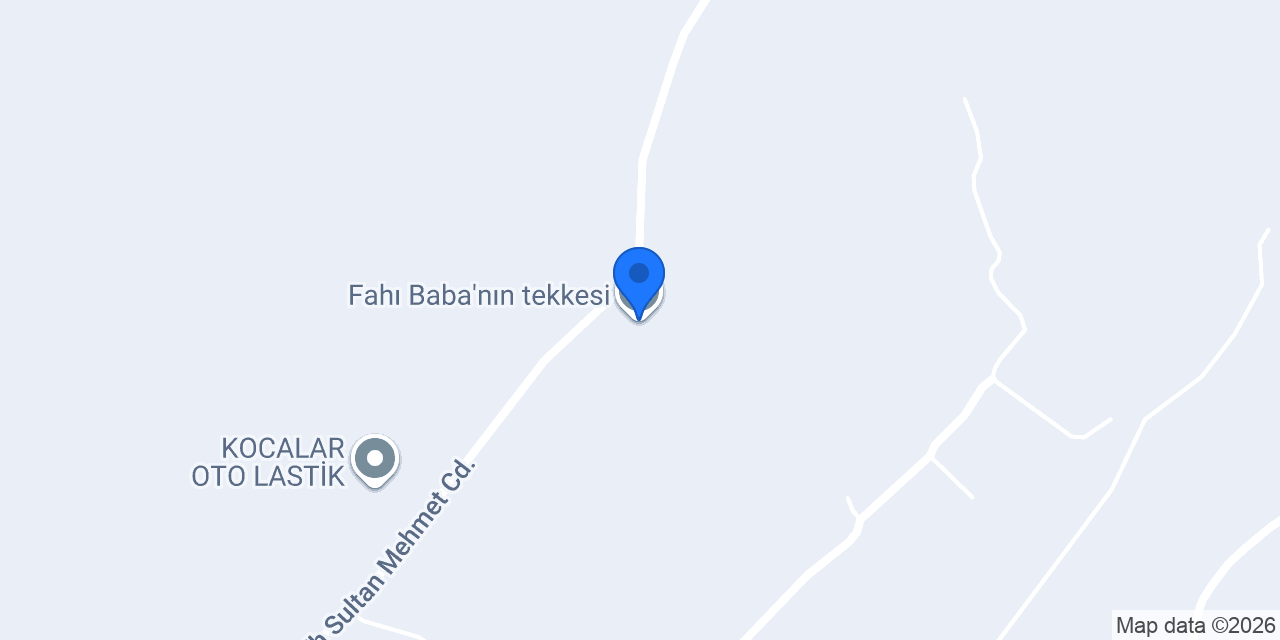 Fahı Baba'nın tekkesi konumu