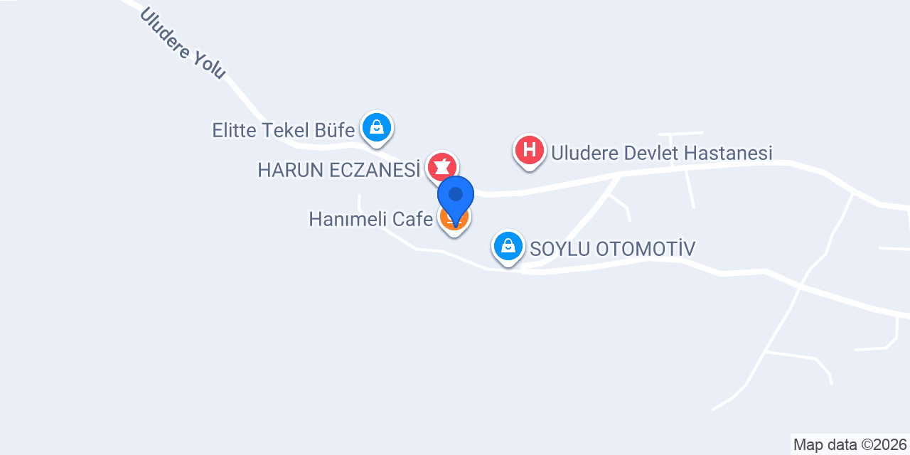 Hanımeli Cafe konumu