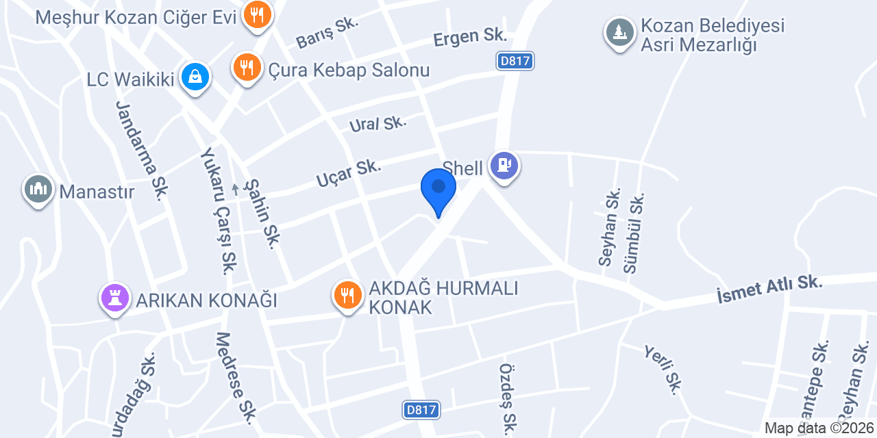 Aslanhan Bulgur Evi konumu