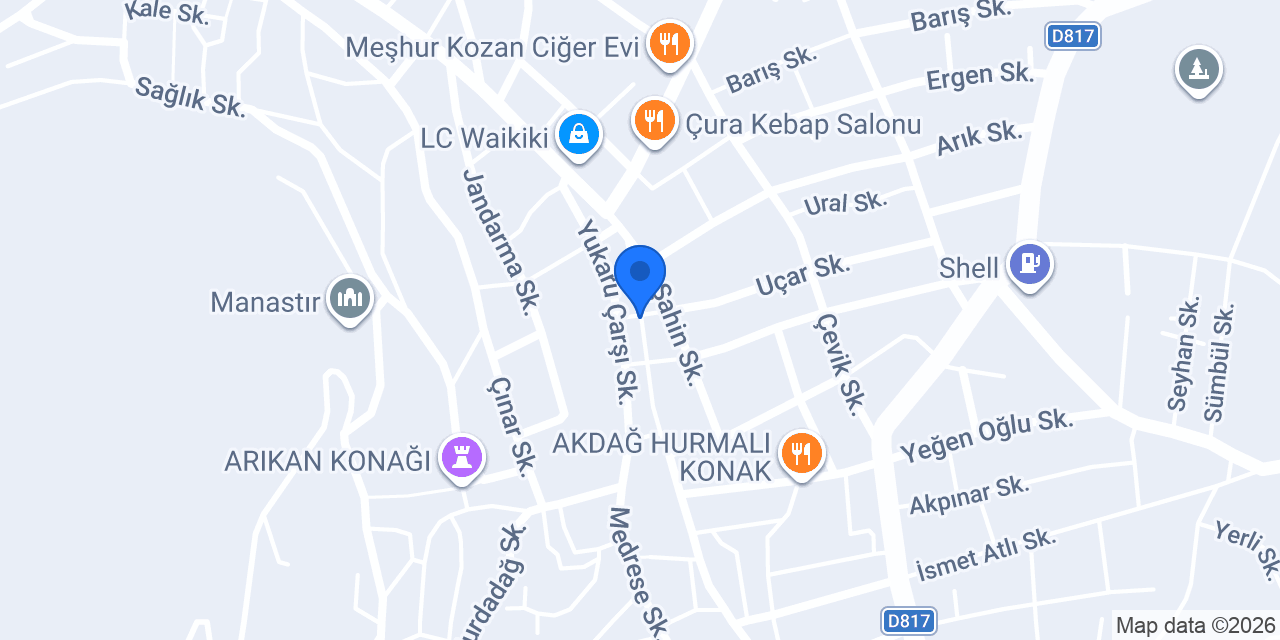 Fuat Usta Ciğer Kebap konumu