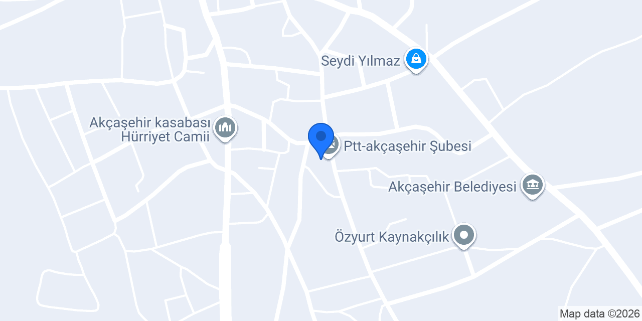 Ptt-akçaşehir Şubesi konumu