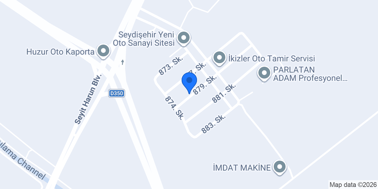 KOCABIYIK YEDEK PARÇA konumu
