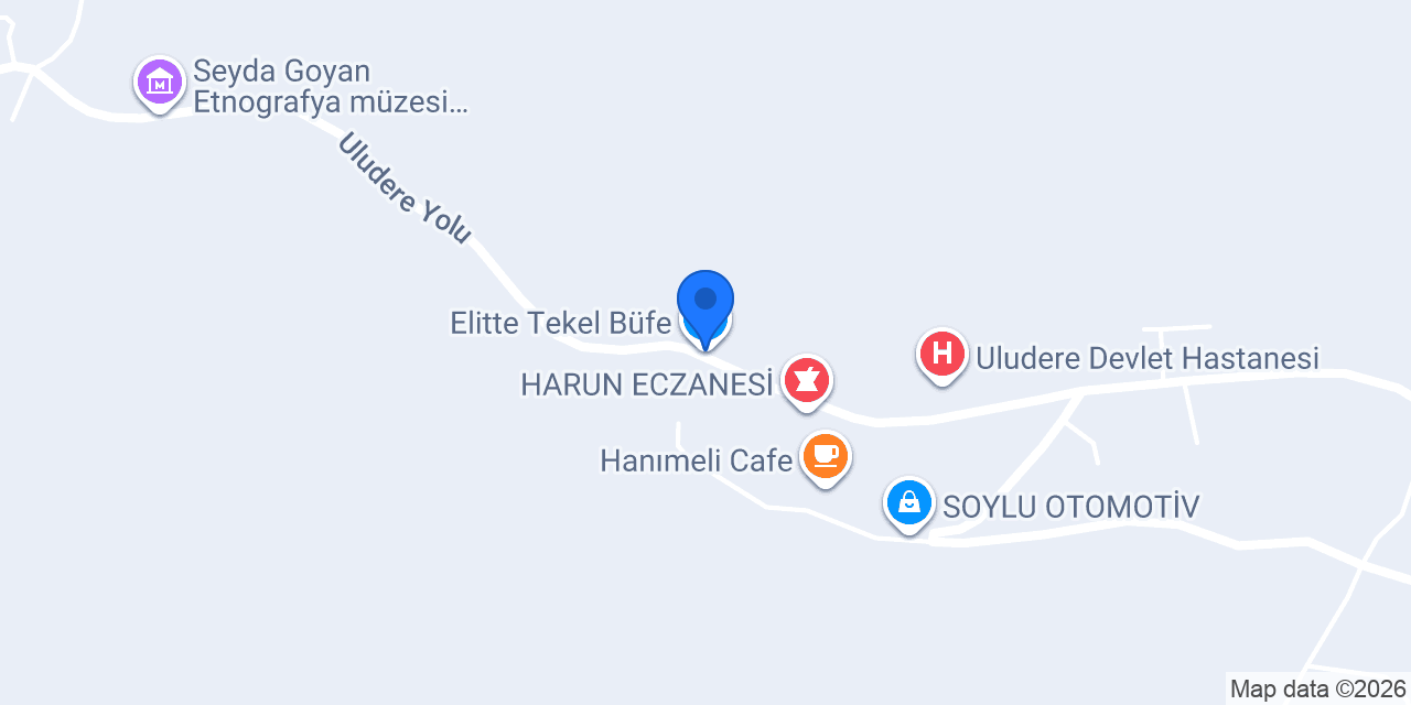 Elitte Tekel Büfe konumu