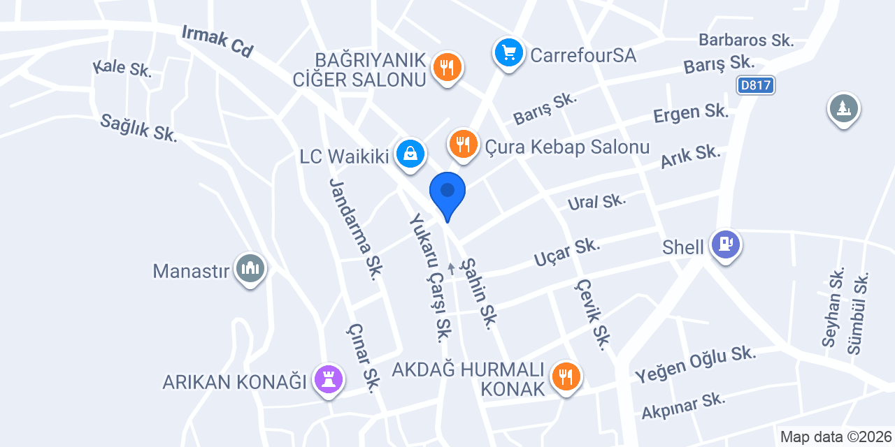 Aras Kargo Kozan Şubesi konumu