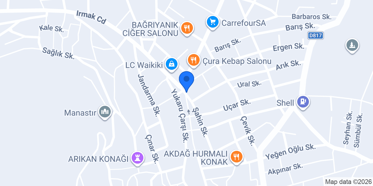 Kardeşler Hırdavat konumu