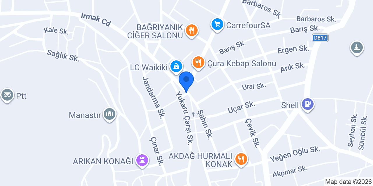 Atıcılar Eczanesi konumu