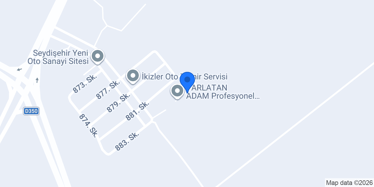 Ünal Oto Kaporta konumu